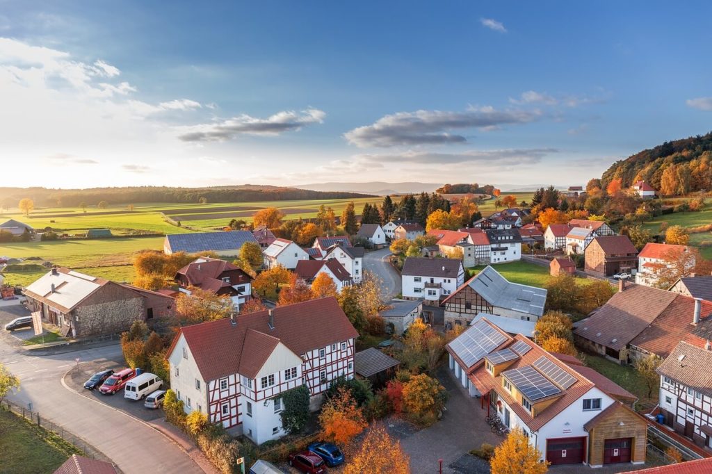 aerial house view